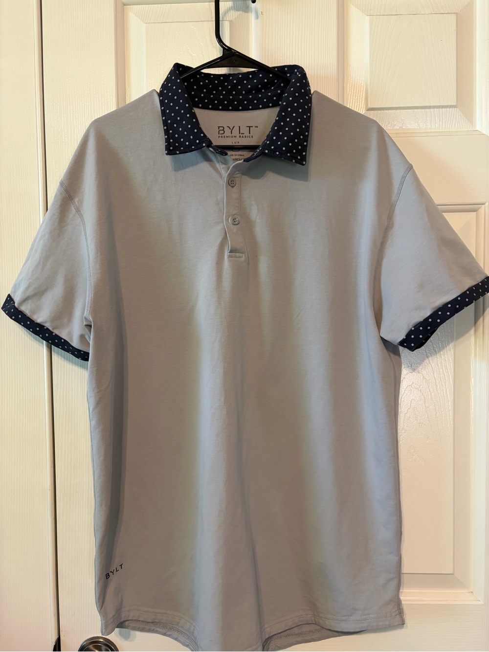 BYLT Premium Basics Drop Cut LUX Dotted Polo